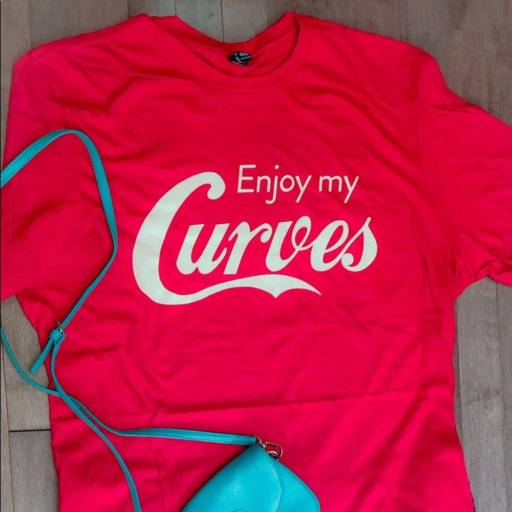 Enjoy My Curves Tee